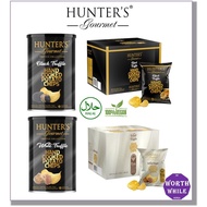 HUNTER'S /Truffle Potato Chips 1+1 25g, 150g (Black Truffle / White Truffle) /Vegan Snack /Halal Sna