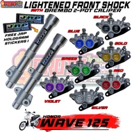 Lighten Front Shock Wave with 8.1 Caliper 2Chips Wave Raider Xrm Rs125 (FREE HOLO JRP STICKER ONLY)