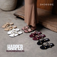 SHOEGAR - Harper Sandals Flats Women's Sandals