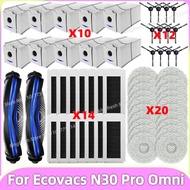 Fit For ( Ecovacs Debot N30 Omni / N30 Pro Omni ) Vacuum Parts Main Roller Side Brush Hepa Filter Mo