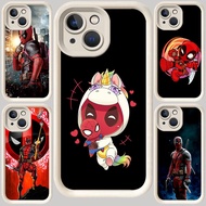 M-1 Deadpool White Casing for iphone 13 6s 8 14 7 6 Plus Pro Max