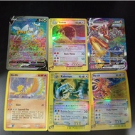 6 pcs set Ho oh blaziken Vmax Alt Art Beedril V Golem Kabutops Skyridge Gred S SV pokemon card game 