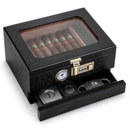 High-End Cedar Pine Cigar Box Cigar Moisturizing Box Portable Cigar Storage Box Cigar Storage Box Ci
