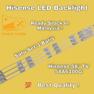 58A6100G 58A7100F HISENSE 58" LED TV BACKLIGHT (Brand New) LED BACKLIGHT 58A6100 58A7100