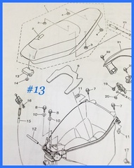 ﹊ ◳ Mio Mxi / Mio Sporty Seat Hinge YAMAHA GENUINE PARTS