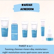 Wardah Acnederm Paket Lengkap 6 in 1