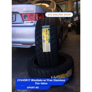 215/45R17 Westlake Sport RS w/ Free Stainless Tire Valve