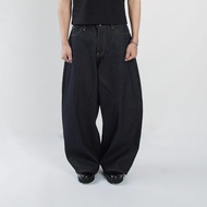 ‘Fomagaka Wide Raw Denim Pants by Money Alter Denim Long Pants/ Unisex Pants/