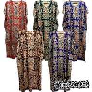 #14 Baju Tidur Kelawar Batik Sarawak - Borneo Kaftan Dress- Free Size - LittleBorneo