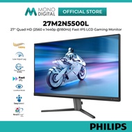 PHILIPS 27" 27M2N5500L QUAD HD (2560x1440 @180HZ) EVNIA FAST IPS LCD GAMING MONITOR (1MS, INPUT: HDM