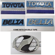 Emblem toyota belta logo belta vios trd ncp 93 vios dugong