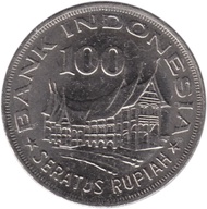 Uang Koin Kuno/Lama untuk Mahar: 100 Rupiah 1978