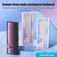 【🇸🇬SG】(Silent) XINMENG X98 Pro V2 99-Key Mechanical Keyboard | RGB| Hot-Swap | 3-Mode | Office