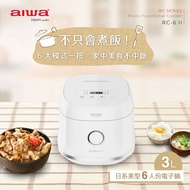 【AIWA愛華】3L 微電腦多功能13項全自動料理電子鍋 RC-6 II