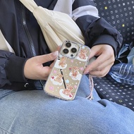 Lovely Bear 荔枝皮紋全包鏡頭手機保護殻