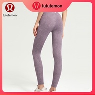 Lululemon New Yoga Sports Pants Women's Snowflake Fabric Fitness Running leggings