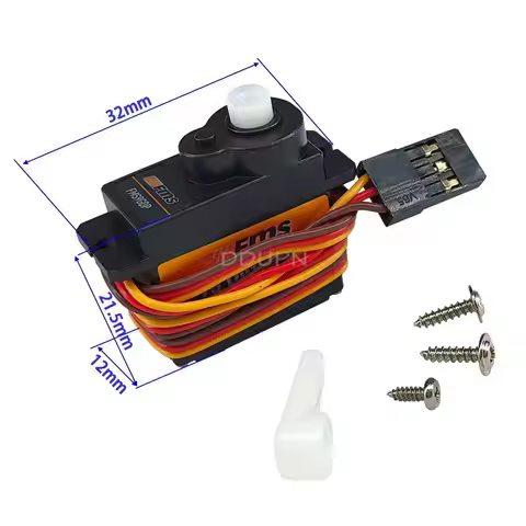 FMS 9g Digital Gear Servo Positive for FMS RC plane FMS9GDP (FMSSER003) with 460mm wire,FMSSER005wit