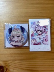 彩虹社Nijisanji En Enna Alouette Ethyria Summer Holiday 夏日假期泳衣襟章Maria Marionette ILUNA一週年紀念拍立得