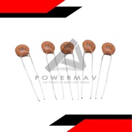 5pcs 6.8nf ceramic capacitor 50V 6.8nf 680 Ceramic Capacitor 50v 6.8nf Red DIP Capacitance for pcb