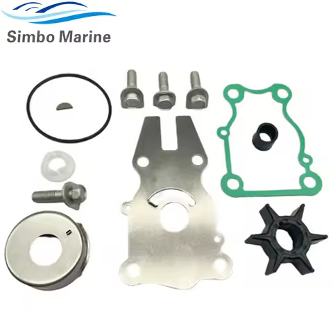 63D-W0078-01 Water Pump Impeller Kit For Yamaha 2-4Stroke 40 50 F40 50 60 HP Outboard Motor 63D-W007