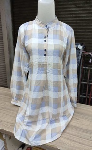 Tunik Hara Motif Salur/atasan Santriwati / Atasan santri putri / Blouse hara / blus hara/haviar