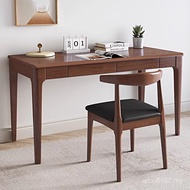 Desk with Drawer Computer Desk Room Table Comfortable Long Table Solid Wood Study Table Nordic Small