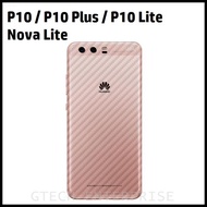Huawei P10 / P10 Plus / P10 Lite 3D CARBON Fiber Back Screen Protector