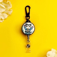 鋼線伸縮扣 | 鑰匙圈 | 識別證 | 卡套  - 機器貓