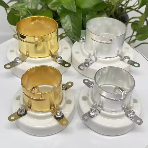 1PC 4pin Tube Socket Valve Base Ceramic Medium BAYONET S4U S4J for 2A3 300B 811 274A 71A/845 805 211