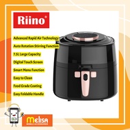 RIINO YJ928A Turbo Air Fryer Advance 7.5L Digital Touch Screen Panel with Smart Menu Function