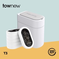 Townew Smart Bin T3 | Refill Rings [ 13L, Infrared Sensor Open Lid, Auto-Sealing, Waterproof, Home ]
