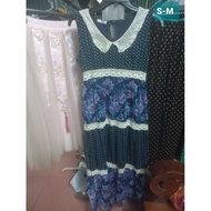 Long dress with mixed pattern S -M MS90