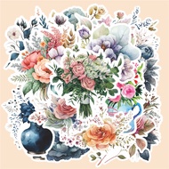 HP Sticker FLOWER BOQUET A3 30PCS watercolor/ random sticker unit