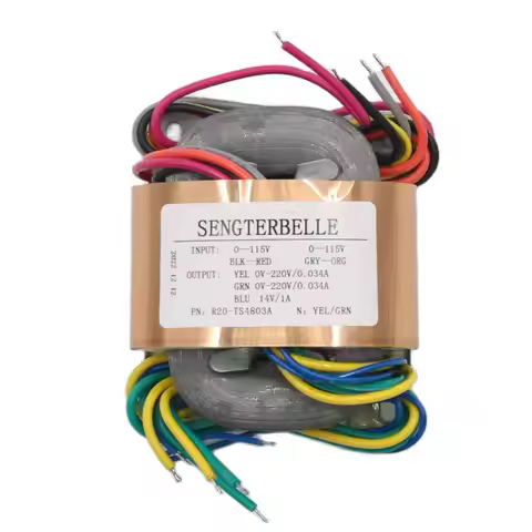 30W R-Core Audio Power Supply Transformer Dual 220V+14V For Tube Preamplifier / Phono Amp R20-TS4803