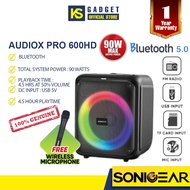SonicGear Audiox PRO 600HD Portable Bluetooth Speaker with Phone Docking | Free Wireless Mic