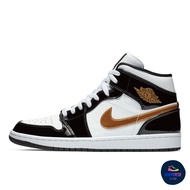 [ของแท้ ส่งฟรี PRE-ORDER] AIR JORDAN 1 MID SE [#007BLACK/MGOLD] M852542A 28.5cm