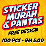FREE DESIGN/Sticker Label/Wedding Sticker/Goodies Sticker/Thank You Sticker