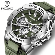 LIGE Watch Men Luminous Sport Waterproof Quartz Digital Dual Display Wristwatch