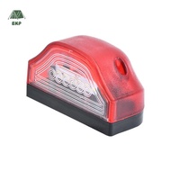 [EKP] 3 LED Number Lamps E9 12V-24V For Lorry Tru Trailer White Light Waterproof Car License Plate L