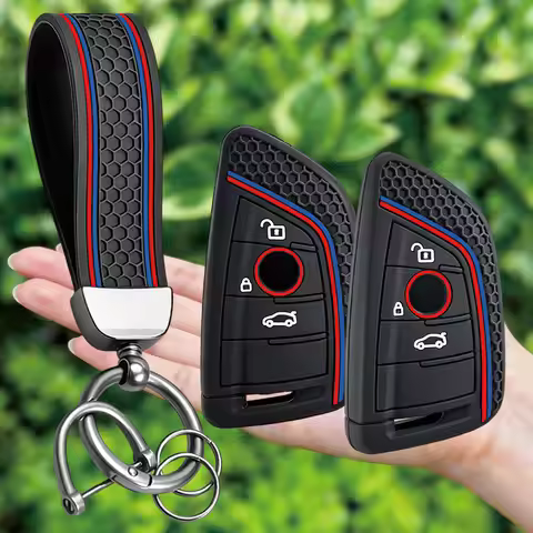 New Car Key Case for BMW 216i F46 X1 X2 X3 X5 X6 GT 2 5 6 7 Series 3 Buttons Smart Keyless Remote Co