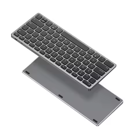 DUX DUCIS Wireless Bluetooth 5.0 Aluminum Alloy Keyboard with Universal Compatible Multi-Device for 