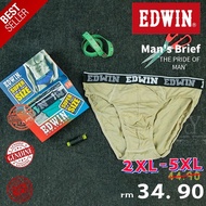 boxer men boxer lelaki 100%  PLUS SIZE ORIGINAL EDWIN MAN UNDERWEAR BRIEF / SELUAR DALAM LELAKI SIZE