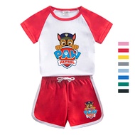 2026 Fashion 2026 Paws Team Children's Clothing Short-Sleeved Children's Summer Clothing Girls Fashi