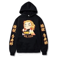 Hot Demon Slayer Anime Harajuku Hoodies Men Rengoku Kyoujurou Hoodie Kimetsu No Yaiba Sudaderas