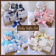 Exclusive Premium Newborn Baby Hamper Set Hadiah Newborn Baju Bayi Baby Clothing Full Moon 满月礼盒礼篮 GH