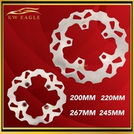 GALFER DISC BRAKE PLATE FRONT REAR PIRING DISK DEPAN BELAKANG 200MM 220MM 245MM 267MM LC135 Y125 Y15