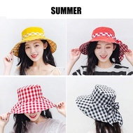 Hat female fisherman's hat spring and summer round face net red Japan UV sunscreen anti UV sun hat g