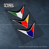 Tricolor Flag National Flag Sticker Italy Germany French Notebook Decal Body Scratch Decorative Stic