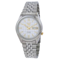 [Creationwatches] Seiko 5 Jubilee Bracelet White Dial 21 Jewels Automatic SNKF77J1 Men's Watch