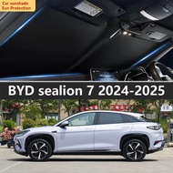 Car Windshield Sunshade for BYD sealion 7 2024-2025 Interior Accessories Car Sun Shade Sun Protectio